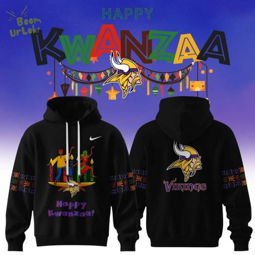 Minnesota Vikings Happy Kwanzaa Nike Hoodie 2024/5 Limited Hoodie