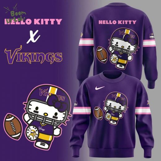 Minnesota Vikings x Hello Kitty Nike Sweatshirt – Limited Edition 2024