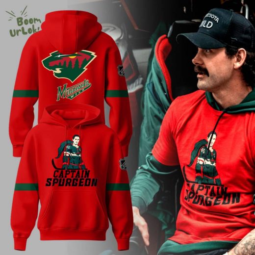 Minnesota Wild Captain Spurgeon 2024 Limited Hoodie