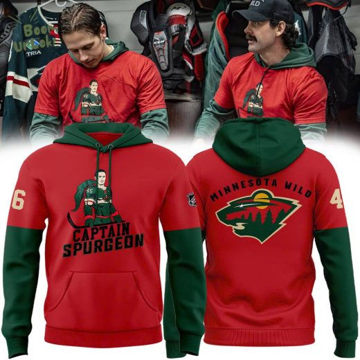 Minnesota Wild Captain Spurgeon Special NHL Hoodie