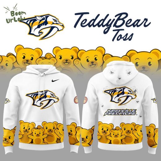 Nashville Predators 2024 Teddy Bear Toss Nike Hoodie