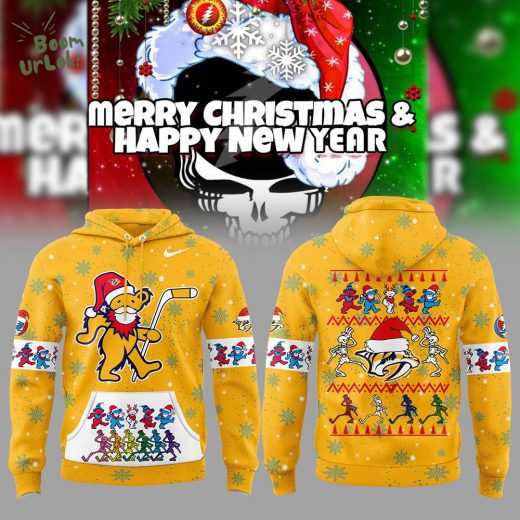 Nashville Predators Grateful Dead Christmas 2024 Hoodie – Nike Edition