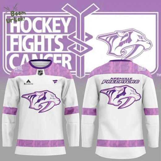 Nashville Predators Hockey Fights Cancer Night in Smashville Jersey – Limited Edition