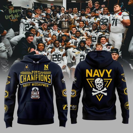 Navy Midshipmen 2024 CIC Trophy Champions Hoodie – Official Edition