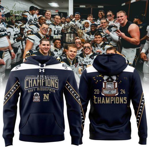 Navy Midshipmen 2024 Champions Hoodie – Premium Edition