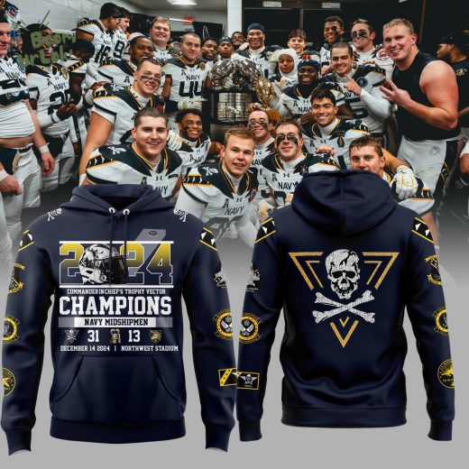 Navy Midshipmen CIC Trophy Champions Limited Edition 2024 Hoodie – Special Release