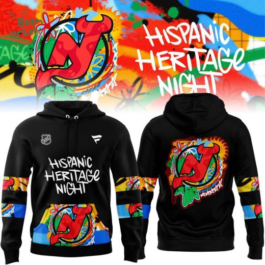 New Jersey Devils 2024 Hispanic Heritage Night Hoodie – Black Fan Edition