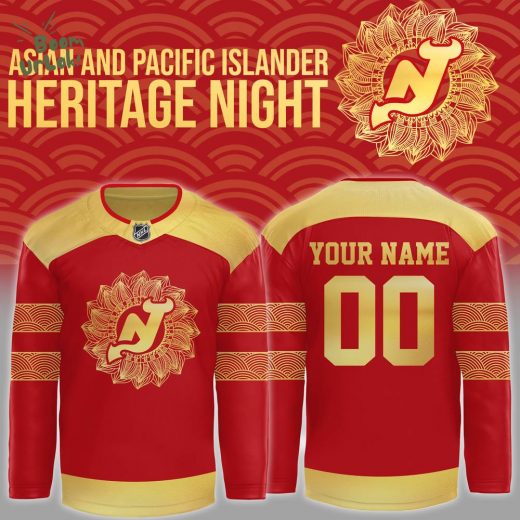 New Jersey Devils Special Asian and Pacific Islander Heritage Night 2025 Jersey (Custom Name & Number)