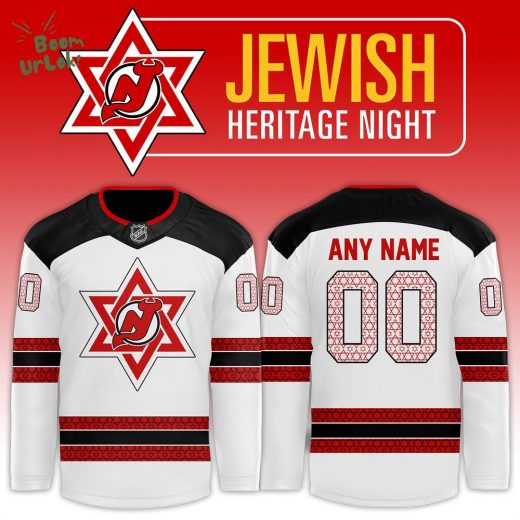 New Jersey Devils x Jewish Heritage Night 2024 Premium Limited Edition Custom Jersey