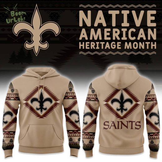 New Orleans Saints Native American Heritage Hoodie – 2024 Special Edition