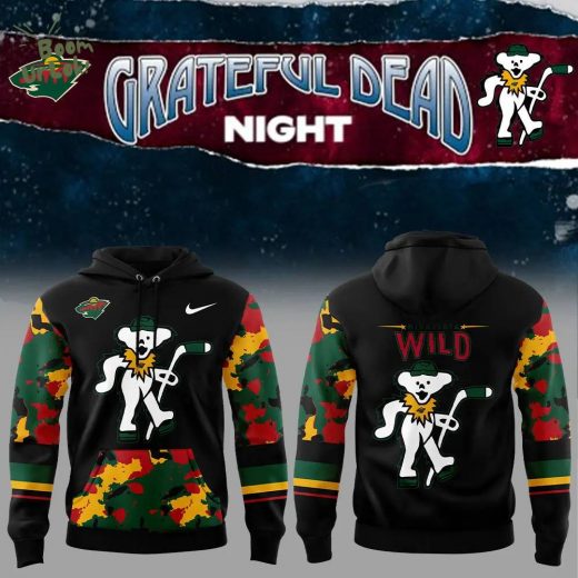 Nike Minnesota Wild Grateful Dead Night Hoodie – Version 2 Limited Edition