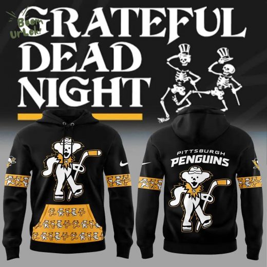 Nike Pittsburgh Penguins Grateful Dead Night Limited Edition Hoodie