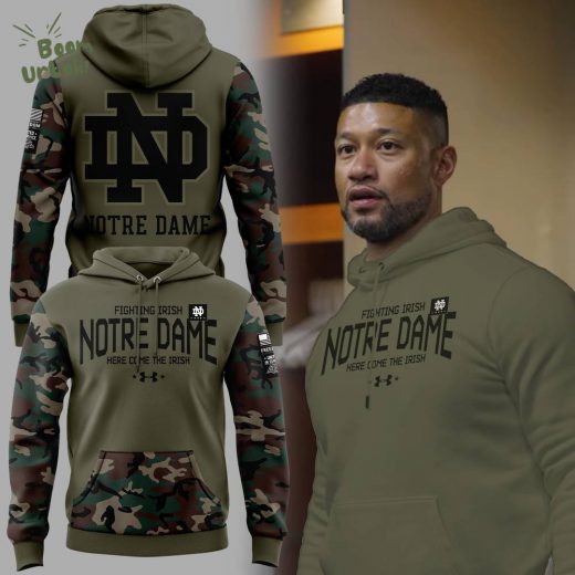 Notre Dame Football 2024 Thyme Freedom Fleece Hoodie – Limited Edition