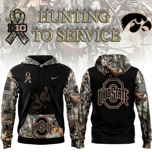 Ohio State Buckeyes 2024 Nike Camo Hunting Hoodie – Limited Edition