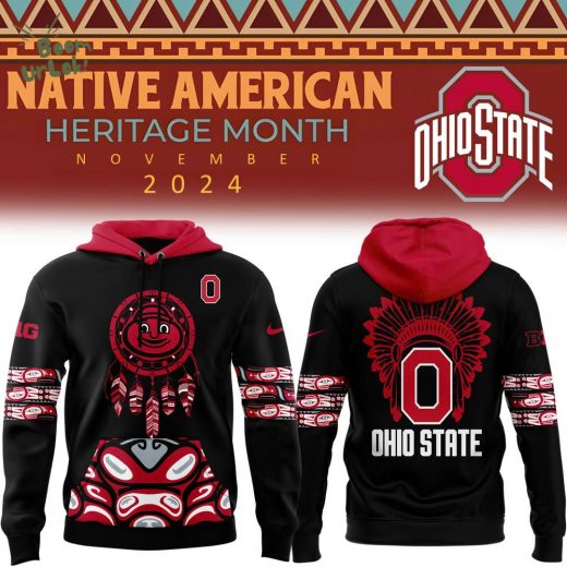 Ohio State Football 2024 Native American Heritage Month Premium Hoodie – Limited Edition