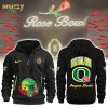 Oregon Duck Rose Bowl Game 2025 Playoff Black Hoodie Limited