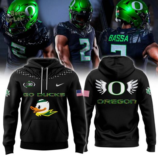 Oregon Ducks 2024 Big Ten Championship Game Football Hoodie