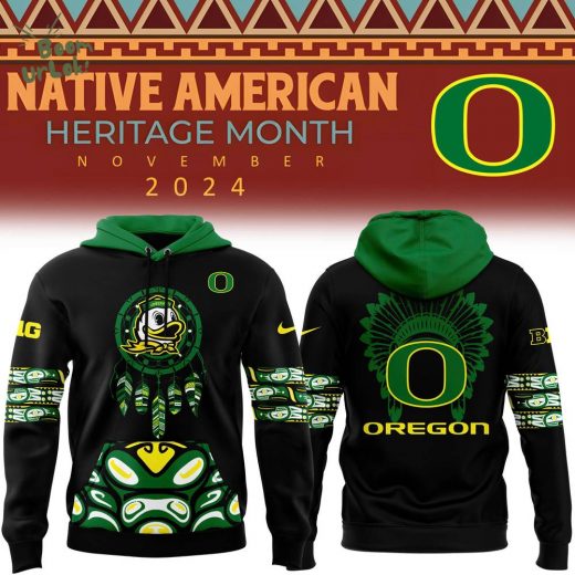 Oregon Ducks 2024 Native American Heritage Month Premium Hoodie – Limited Edition