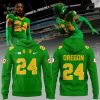 Oregon Ducks Stomp Out Cancer 2024 Limited White Hoodie – Support the Cause