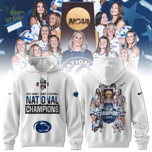 Penn State Nittany Lions 2024 NCAA Women’s Volleyball National Champions Locker Room Hoodie – New Design