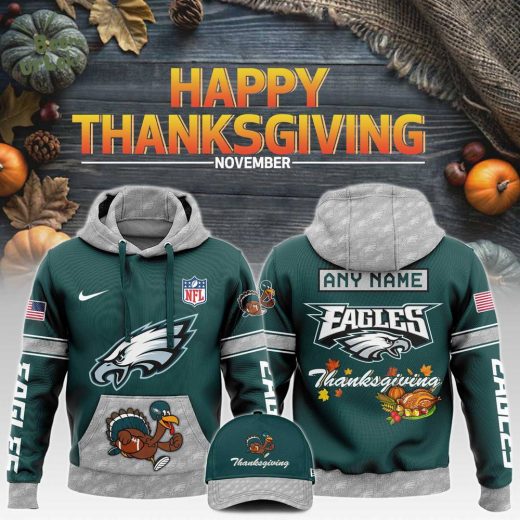 Philadelphia Eagles 2024 Thanksgiving Special Edition Hoodie