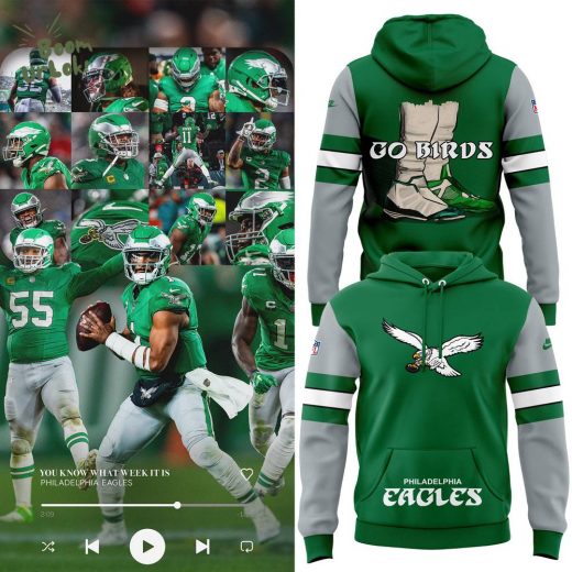 Philadelphia Eagles 2024 “Two Shoes” Throwback Special Edition Hoodie