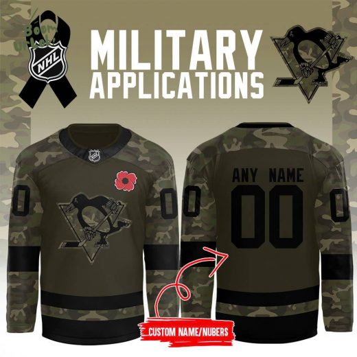 Pittsburgh Penguins x 2024 Military Appreciation Night Custom Jersey – Limited Edition