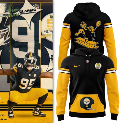 Pittsburgh Steelers 50th Anniversary Throwback Super Bowl Hoodie