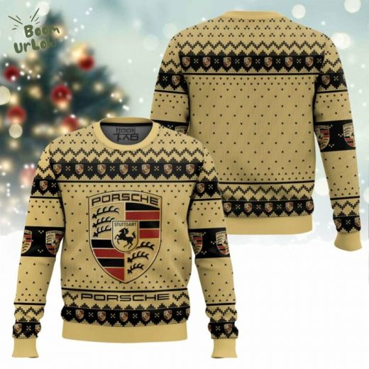 Porsche Luxury Car Ugly Christmas Sweater – High-End Holiday Edition