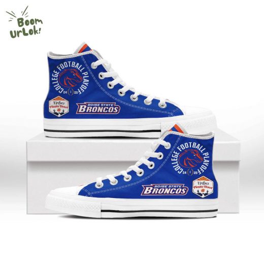 Premium AJ1 High Top Shoes – Boise State Broncos Edition