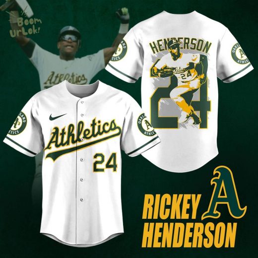 Rickey Henderson Baseball Jersey Limited Edition 2024