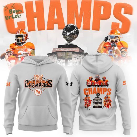 Sam Houston Football Champions New Orleans Bowl Hoodie (R+L Carriers)