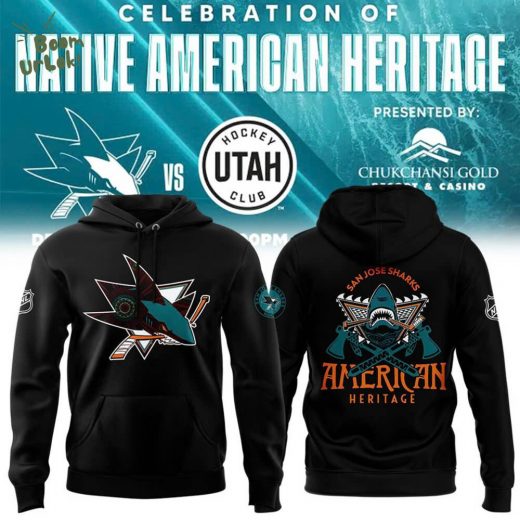 San Jose Sharks 2024 Native American Heritage Night Hoodie – Limited Edition