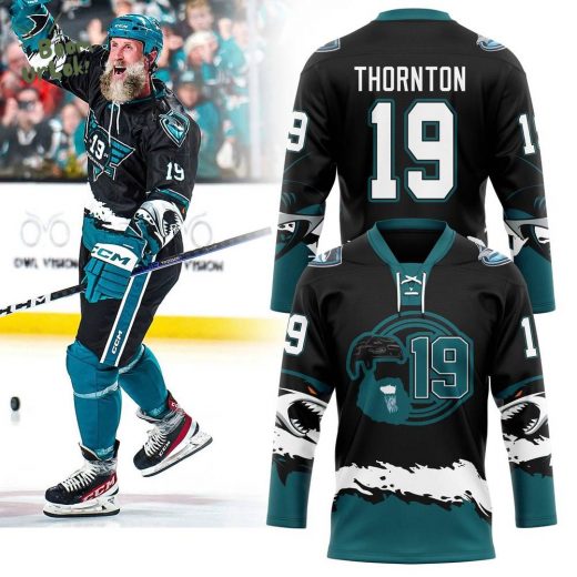 San Jose Sharks Joe Thornton #19 Retirement Celebration Jersey – 2024 Edition