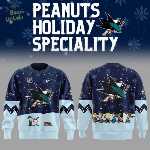 San Jose Sharks Peanuts & Snoopy Night Nike Sweatshirt – Limited Edition