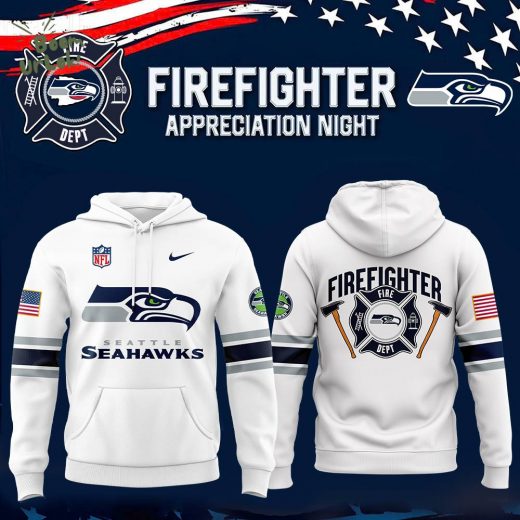 Seattle Seahawks 2024 Firefighter Appreciation Night Premium Limited Pullover Hoodie