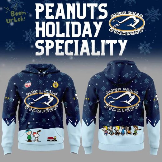 Sioux Falls Stampede Peanuts & Snoopy Night Hoodie – 2024 Edition