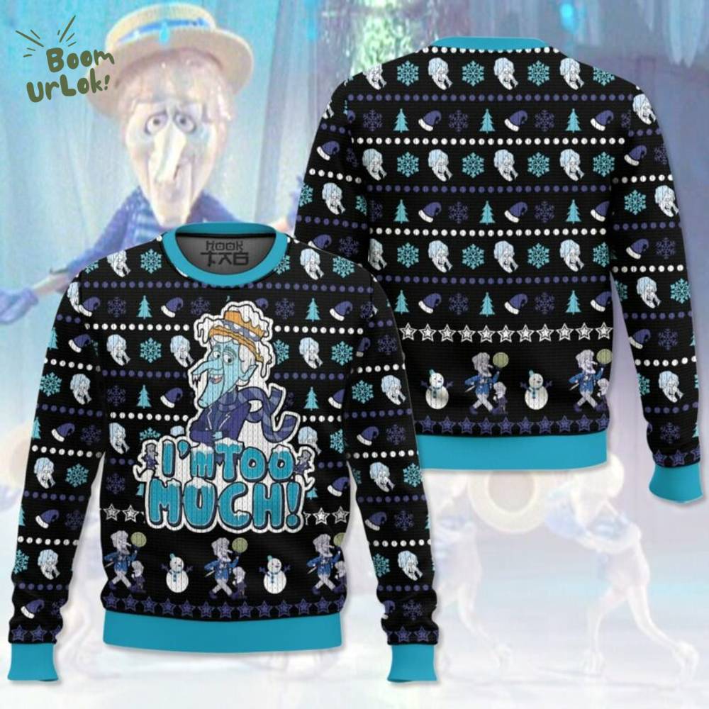 Snow Miser Ugly Christmas Sweater - Year Without Santa Claus Christmas Edition Snow Miser Ugly Christmas Sweater - Year Without Santa Claus Christmas Edition