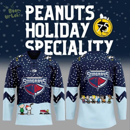 South Carolina Stingrays Peanuts Night Specialty Jersey – 2024 Edition