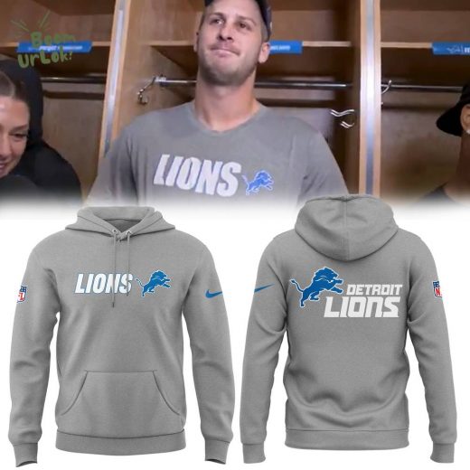 Special Edition Detroit Lions 2024 Gray Hoodie – NFL Team Spirit