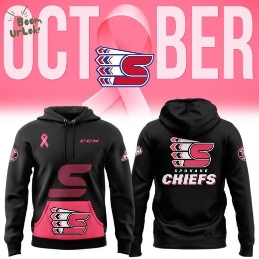 Spokane Chiefs 2024 Cancer Awareness Limited Edition Hoodie