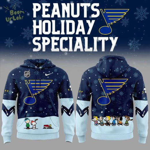 St. Louis Blues Peanuts & Snoopy Night Nike Hoodie – 2024 Edition