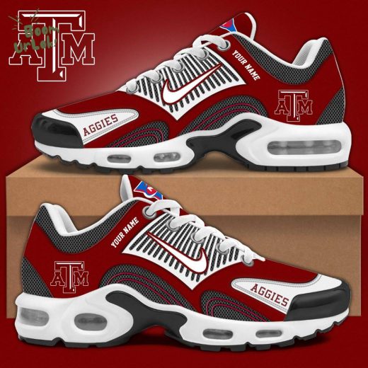 Texas A&M Football Personalized Air Max Plus Sneakers – Fan Edition