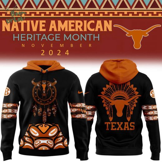 Texas Longhorns 2024 Native American Heritage Month Premium Special Hoodie – Exclusive