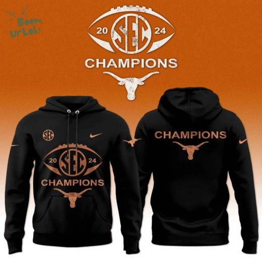 Texas Longhorns Football Hoodie – Black Champion Collection