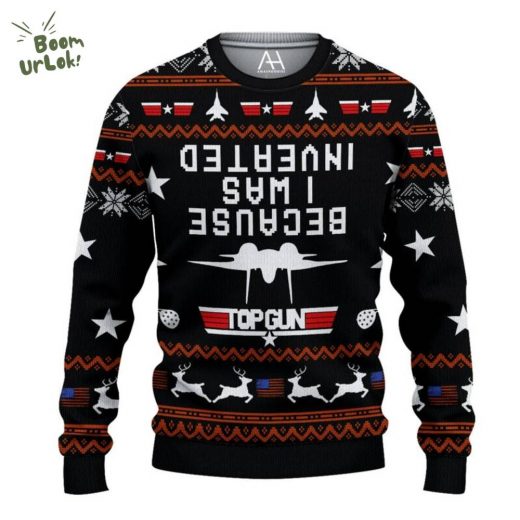 Top Gun Christmas Ugly Sweater – Maverick and Goose Edition