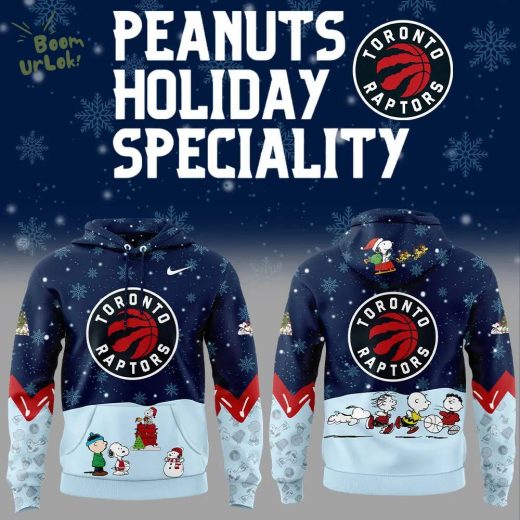 Toronto Raptors Peanuts & Snoopy Nike Hoodie 2024 Edition