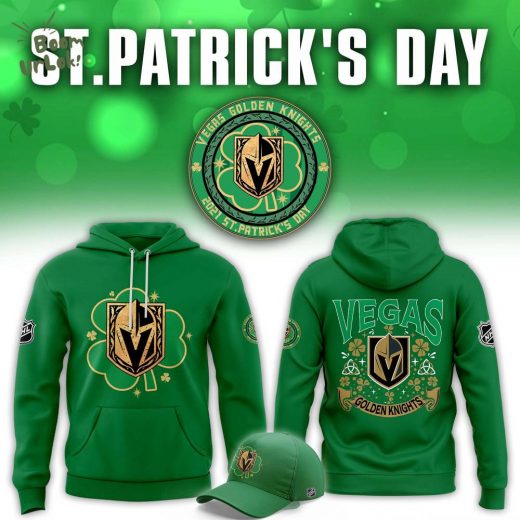 Vegas Golden Knights 2024 St. Patrick’s Day Limited Edition Hoodie