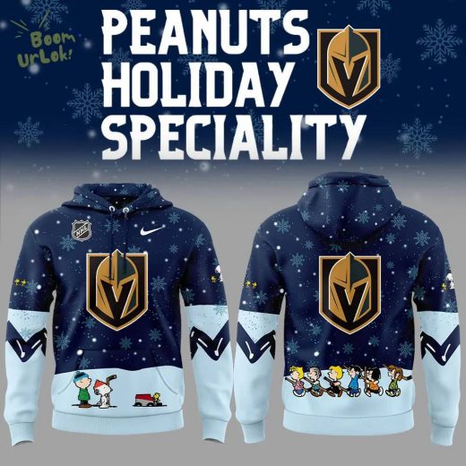 Vegas Golden Knights Peanuts & Snoopy Night Nike Hoodie – 2024 Edition