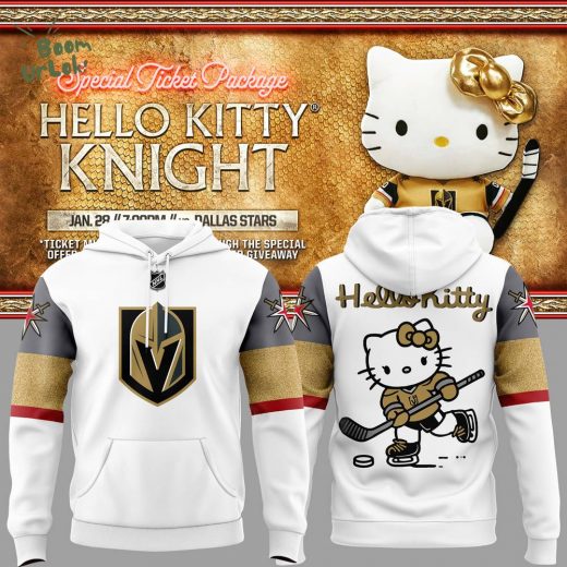 Vegas Golden Knights x Hello Kitty 2024 Hoodie